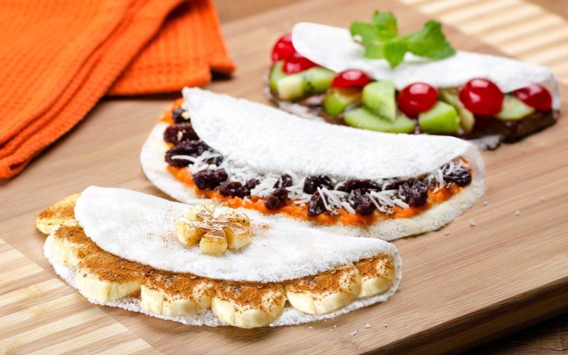 3 opções de recheio para fazer uma tapioca leve e saborosa