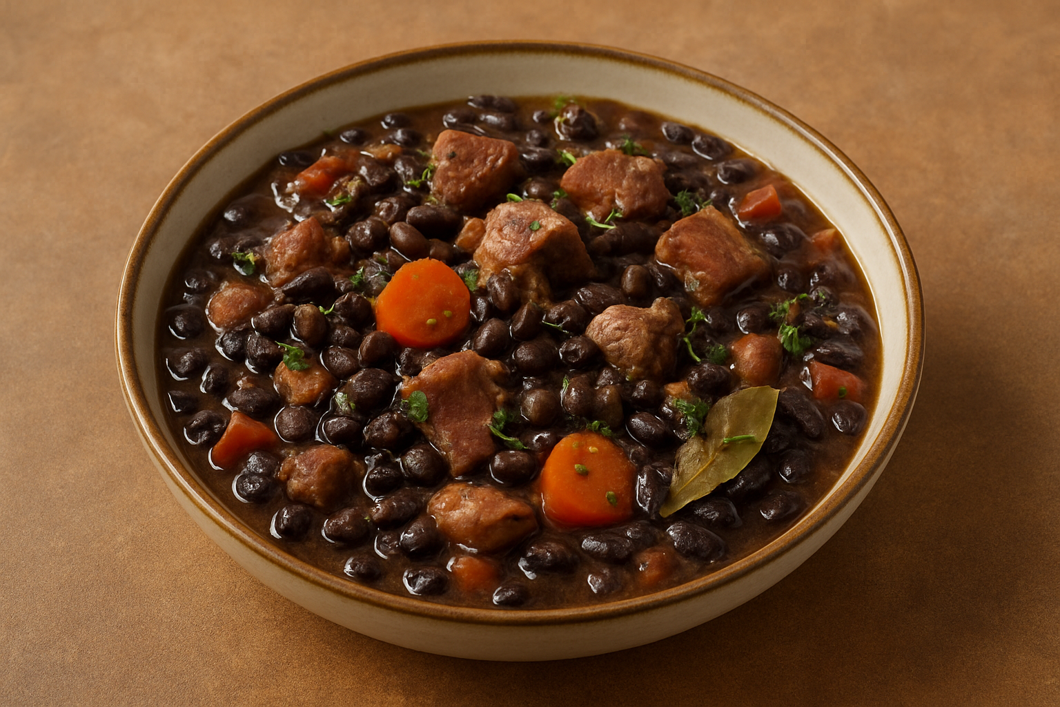 Feijoada leve e saudável