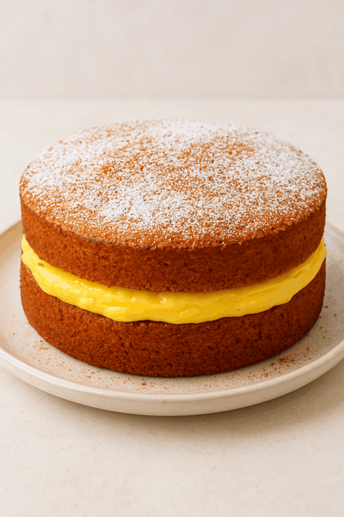 🍯 Receita Caseira: Bolo de Mel e Canela com Recheio Cremoso de Laranja