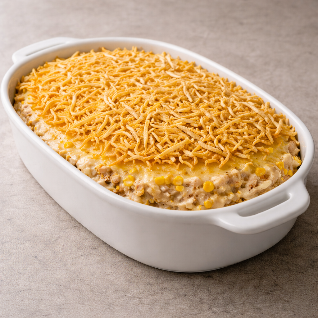 Fricassê de Frango Cremoso de Forno (Para Almoço de Final de Semana em Família)