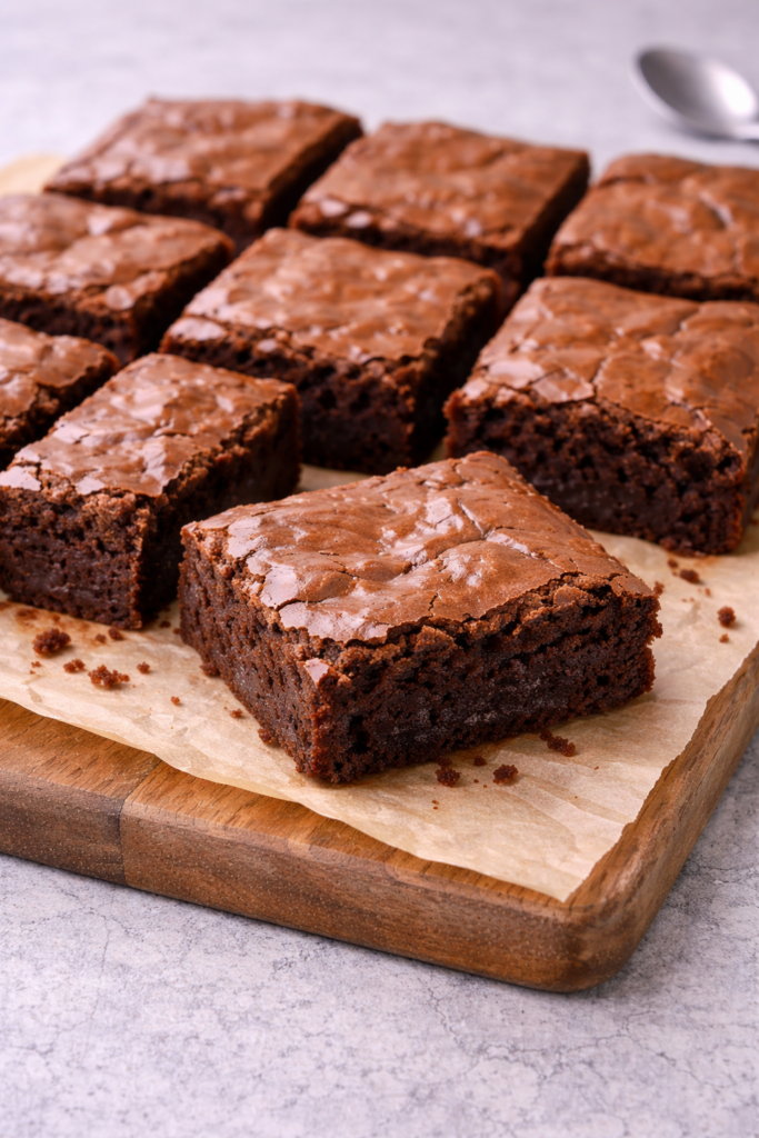 Brownie Cremoso com Casquinha Crocante