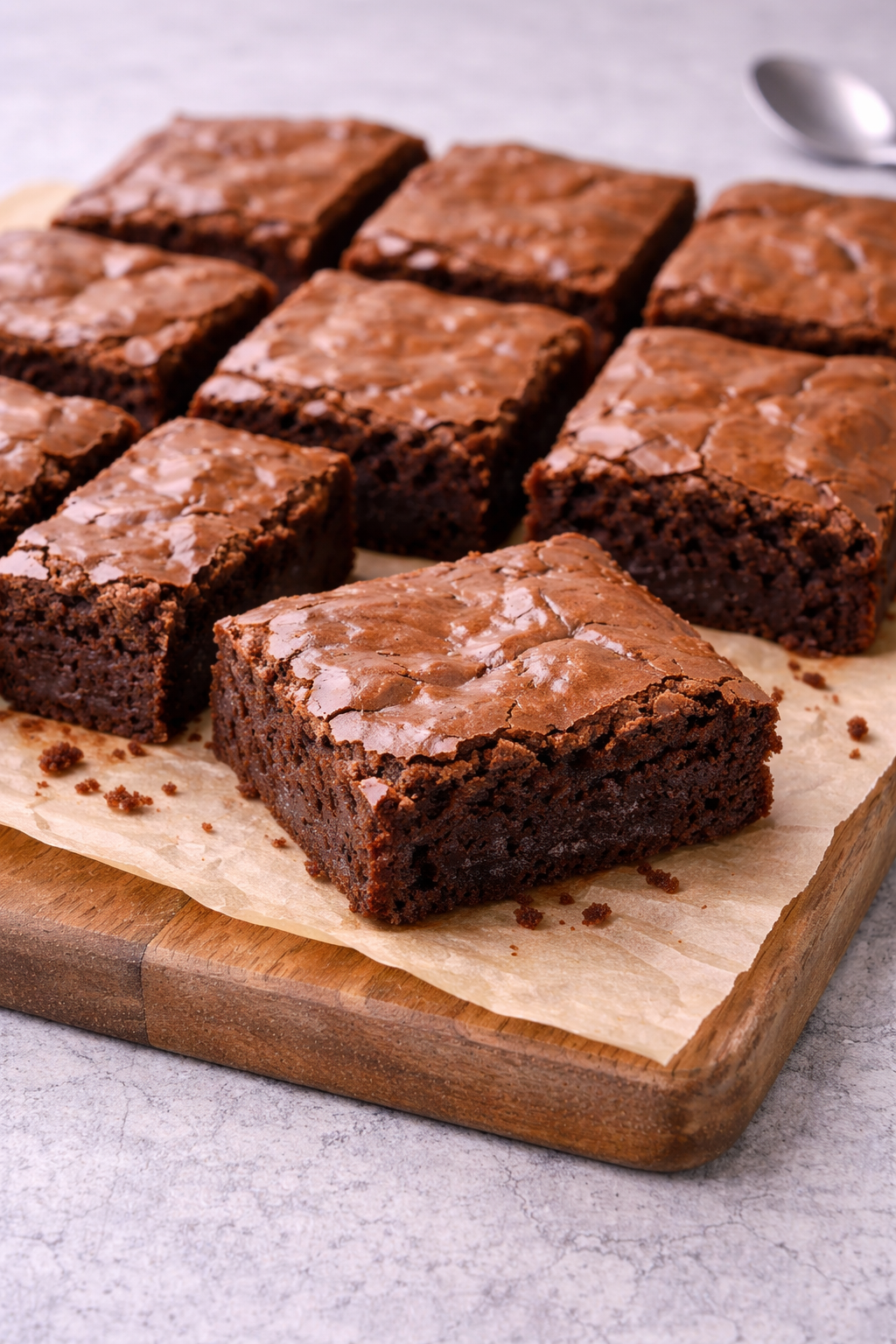 Brownie Cremoso com Casquinha Crocante