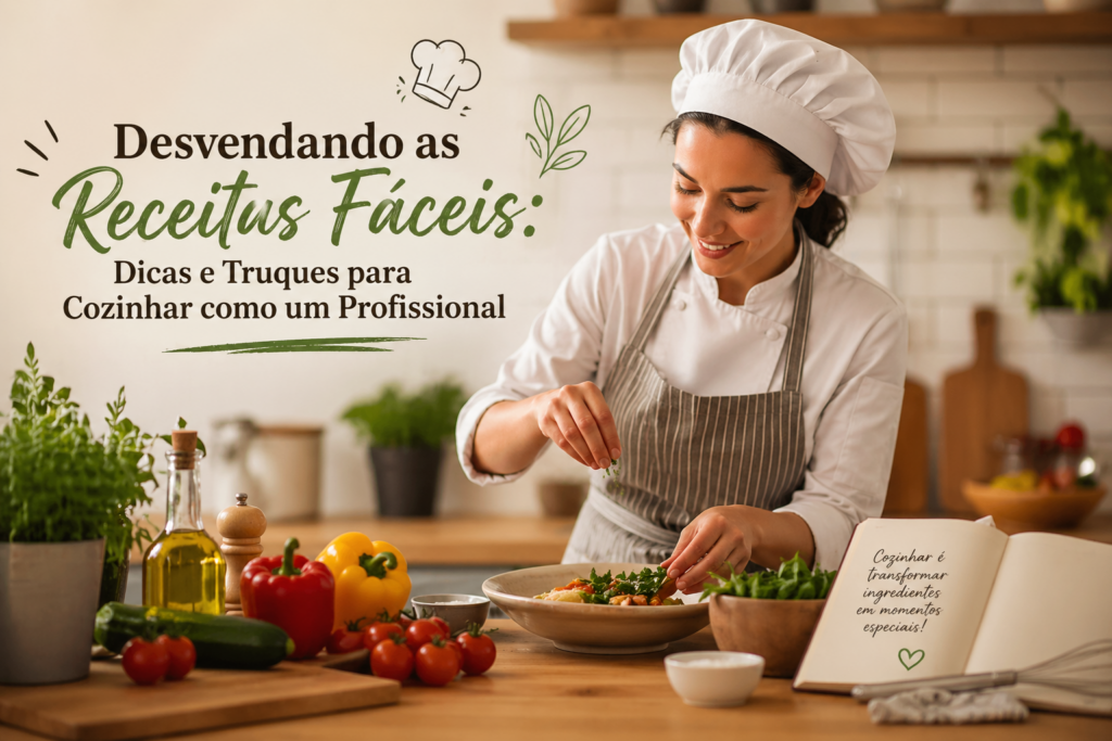 Desvendando as Receitas Fáceis: Dicas e Truques para Cozinhar como um Profissional
